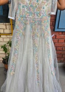 Elegant Embroidered Ethnic Gown