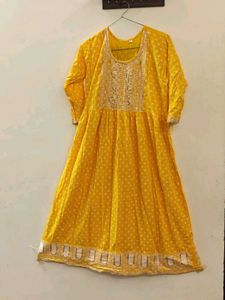 Beautiful Yellow Kurta Set