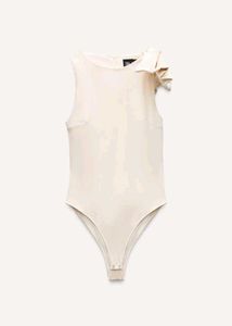 Zara cream bodysuit with tags