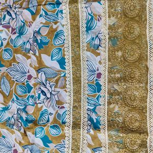 Elegant Cotton Unstitched Suit,  Dress material Wi
