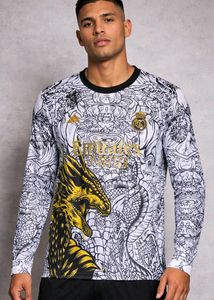 Unique Dragon Print Long Sleeve T-Shirt