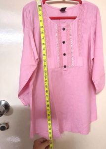 👚Pink Cotton Blend Top XXL (44”)