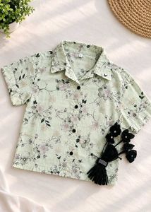 Stylish Floral Print Short Shirt