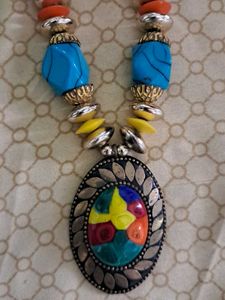 Stone Beads Necklaces (Set Of 2)
