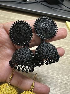 unused Jhumka Earrings Set
