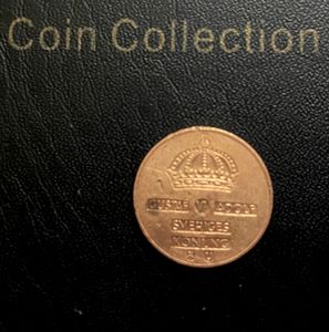 Ancient Bronze Coin Swedish