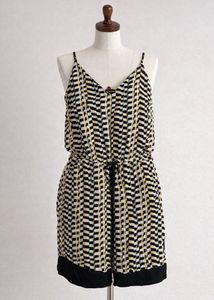 Patterned Sleeveless Dress