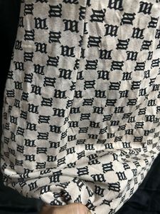 Monogram Mini Dress with Chain Straps