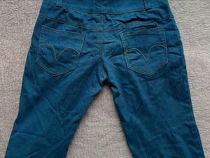 High Waisted Button Fly Jeans