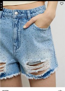 rhinestone shorts