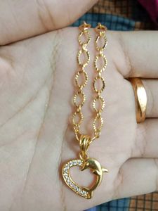 Gold Heart Chain