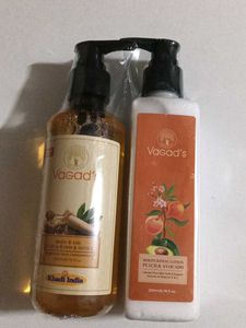 Vagad's Body Wash & Moisturising Lotion Set