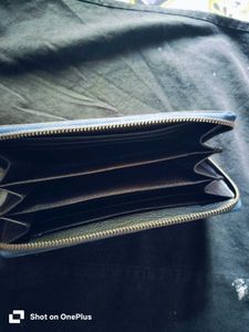 New Stylish blue  glitter Textured Wallet