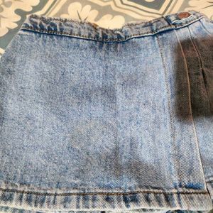 Zara Denim Skort