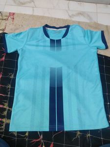 Men's Blue Graphic T-Shirt