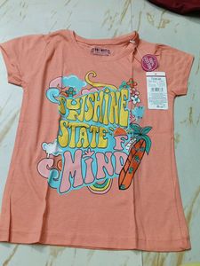6-8 year Girls 'Sunshine State of Mind' Tee