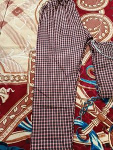 Checkered Kurta woolen
