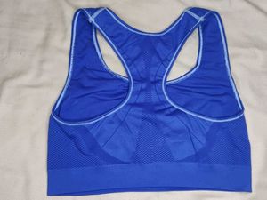 Champion Blue Sports Bra Non Padded