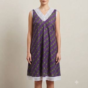 Purple Printed Kurta