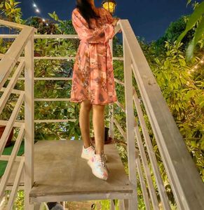 Sale!!Korean Style Pink Dress