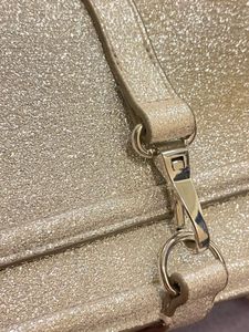 H&amp;M Silver Glitter Mini Handbag
