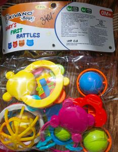 Kivani Toys Baby's First Rattles Set