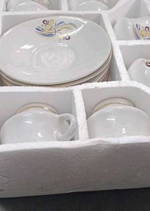Vintage New With Tags TEA &amp; COFFEE CUP SAUCER ☕