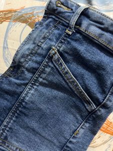 High waisted mini shorts denim