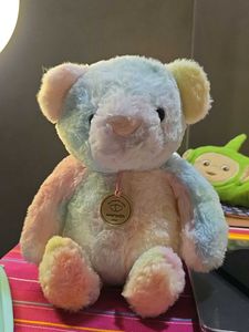 Adorable Rainbow Teddy Bear Plush Toy