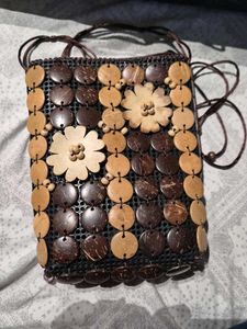 Unique Coconut Shell Sling Bag
