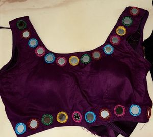 navratri Mirror Work Blouse