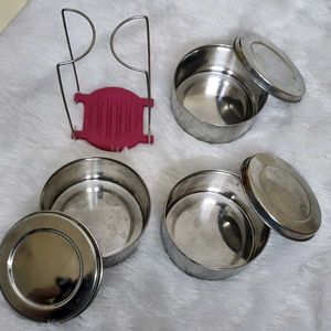 Vintage Bonjour Insulated Food Container