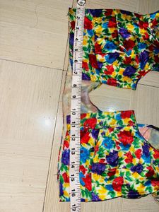Vibrant Floral Print Blouse