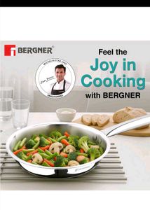 Bergner Fry Pan Triple Steenless Steels