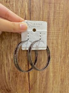 Sparkling Hoop Earrings