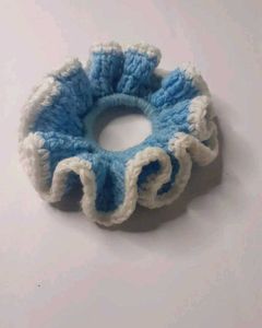 Handmade Crochet Scrunchies Set Of 2