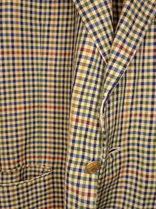 Vintage Classic Plaid Blazer
