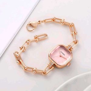 Chic Rose Gold Tone Watch