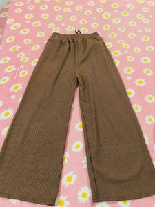 Brown Wide Leg Palazzo Pants