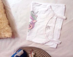 Very Beautiful Girls Short SleevelessUnicorn Kids
