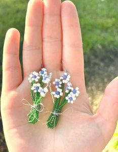 Beaded Flower Bouquet Phone Charms