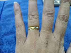 Combo Rings...One Gram Gold Ring And One Gold Metal Ring