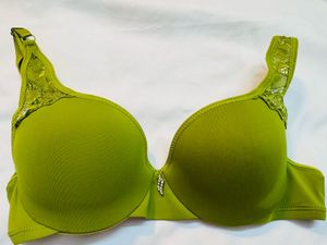 Olive Green Lace Bra