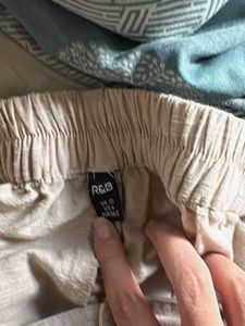 FLASH SALE Stylish Beige Linen Shorts