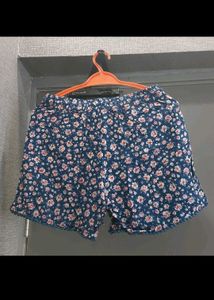 Floral Print Shorts