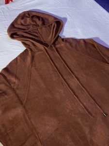 Y2K Cozy Brown Hoodie