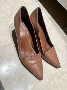 2 pure leather heels