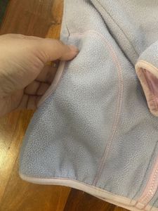 Strawberry Fleece Zip-Up Hoodie