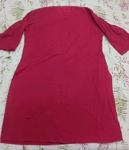 Maroon Kurta