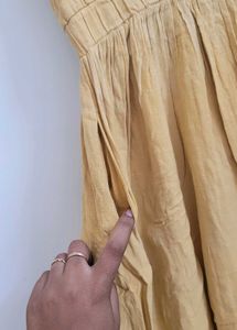 Yellow Embroidered Sundress